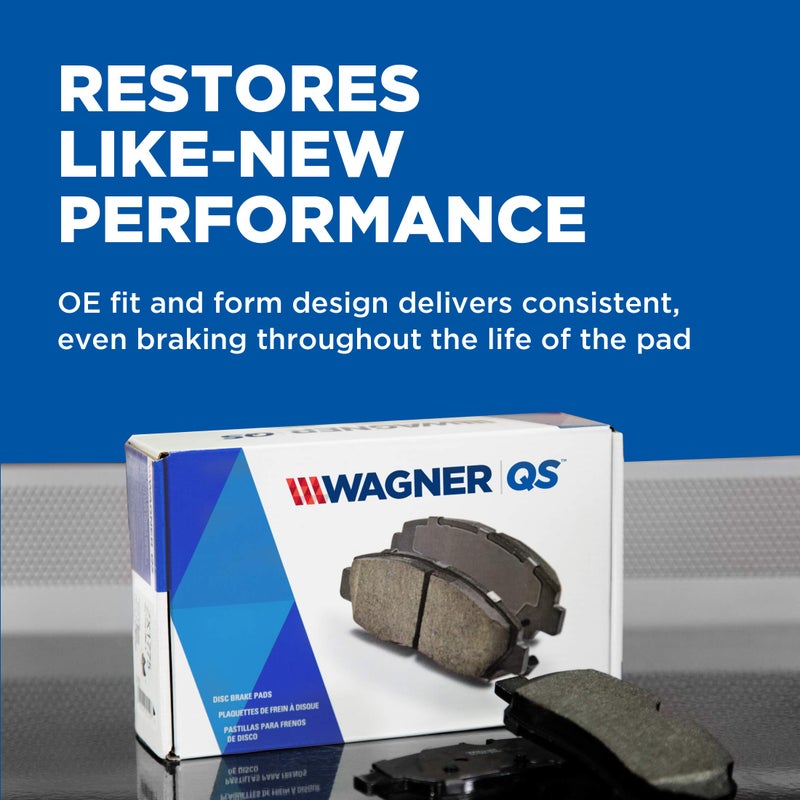 Wagner QS ZD1593 Disc Brake Pad Set, Chamfered Edges for Smooth, Quiet Stops, Fits 2012â€“2019 Hyundai Accent - Image 3